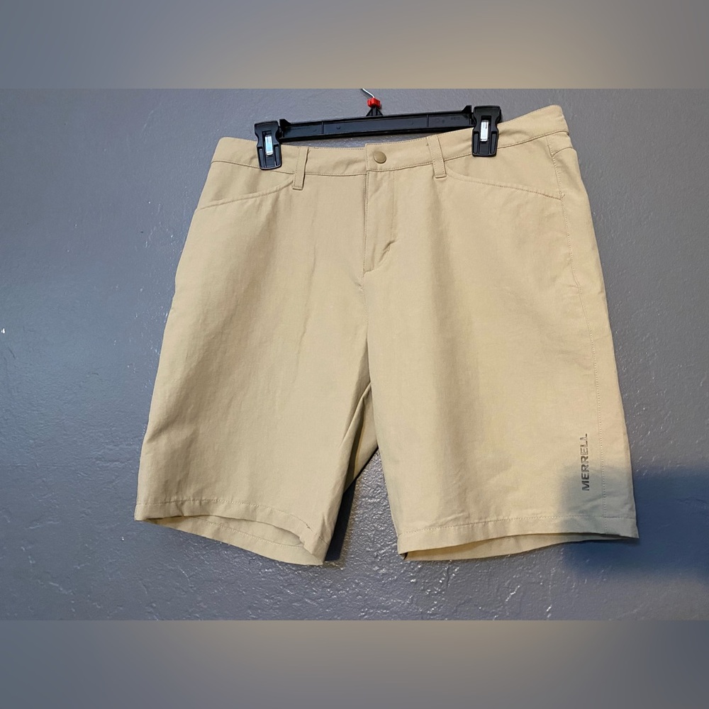 Merrell Shorts‎ Womens Size 8 Tan SelectWick Hiking Performance Gorpcore Camp